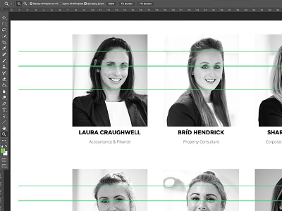 Synergy for team photos photoshop profile spacing team