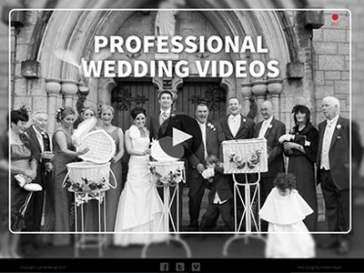 Wedding Videography fullscreen image videography website wedding