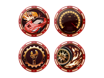 Asphalt Overdrive - Achievement Icons