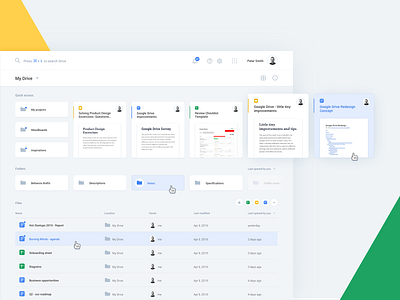 Google Drive Redesign Concept