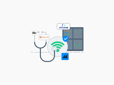 SecurEdge Networks - API Integration design icons illustration logo