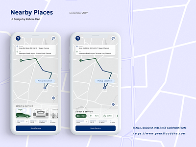 Taxi Booking & Map Mobile App User Interface app app design blue and green app clean clean design clean ui design inspiration illustration minimal minimalism minimalist ui taxi booking taxi booking app ui user interface ux white and blue app