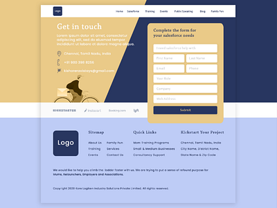 Contact us Website page design UI UX inspiration - 1