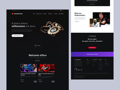 PokerStars Landing Page Concept