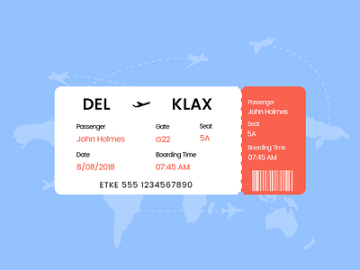 Boarding Pass boarding pass design flight photoshop