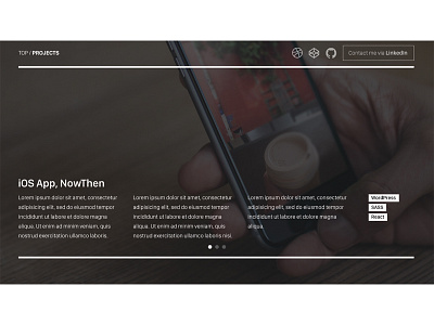 Portfolio 2015 | Website - Project Mockup mockup portfolio website
