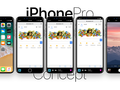 iPhonePro Concept apple concept ios ios11 iphone ui ux