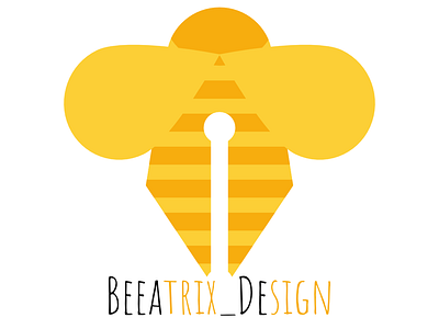 Beeatrix Logo illustration logo vector