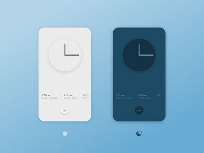 Zen Clock alarm app clock dark ui design time ui zen