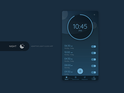 Adaptive Clock - Night