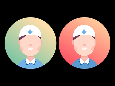 Doctor Portrait ver.2 character doctor expression head porfile portrait smile