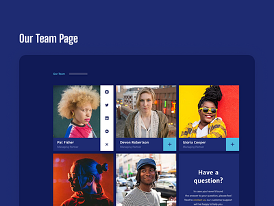 Our Team Page
