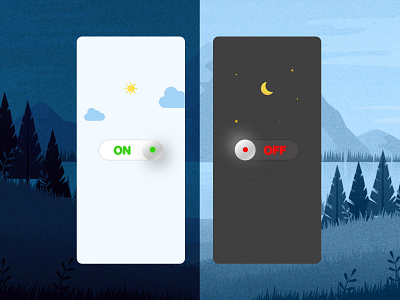 Daily UI 015 / On/Off Switch daily ui daily ui 015 daily onoff switch graphic design motion graphics off switch onoff switch switch ui