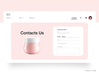 # Daily UI 028 / Contacts Us