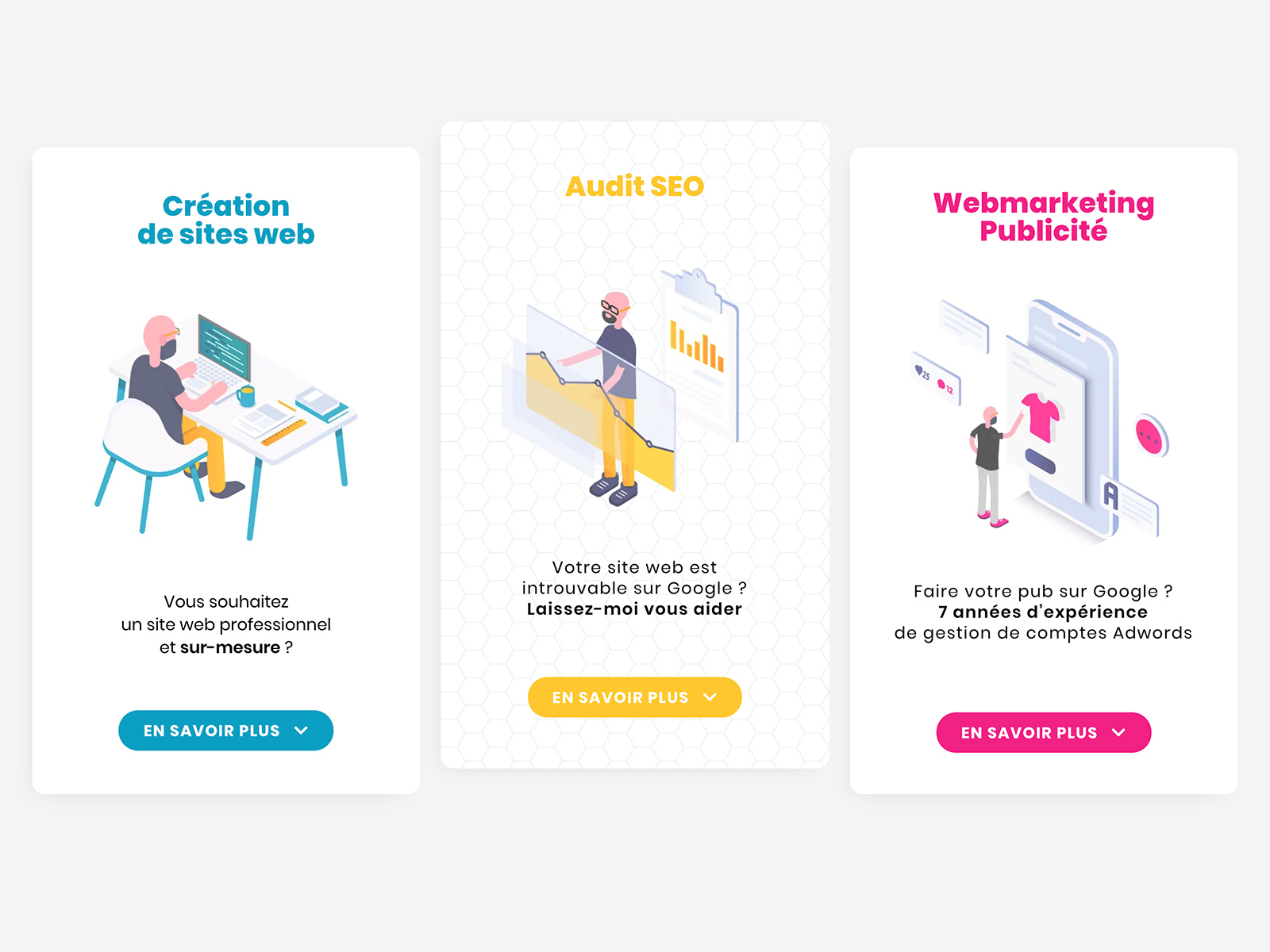 Color Cards by Guillaume Lorain on Dribbble