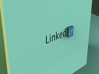 Linkedin 3D Logo - V1 3d animation branding keyshot linkedin maya