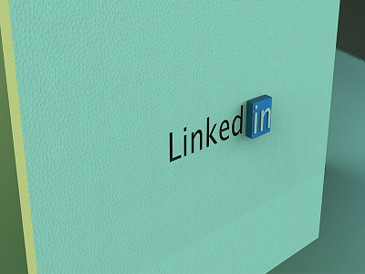 Linkedin 3D Logo - V1