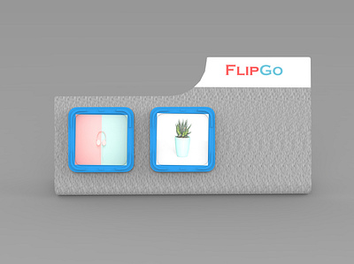 FlipGo 3d concept develop 3d product modeling autodeskmaya desk stand flipgo keyshot