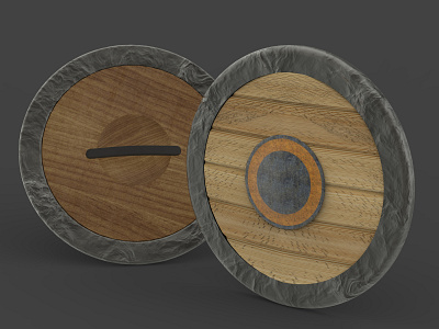 Viking Shield Games Assets 3d art 3d artist 3d modeling 3d product 3d product modelling autodeskmaya branding industrialdesign keyshot manufacture production viking logo viking shield viking shield 3d model vikings