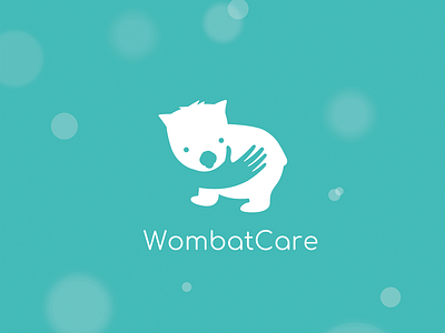 Logo for WombatCare app design logo