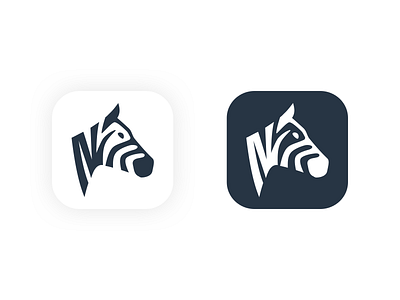 Zebra Logo app branding design icon logo minimal ui