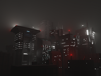 Blade Runner Voxel City