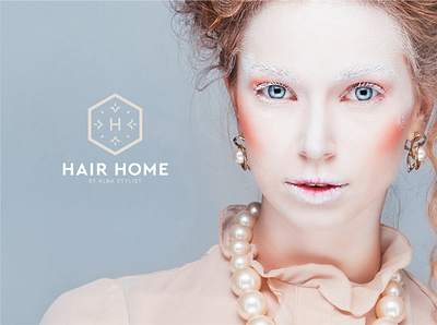 Hair Home branding design logo