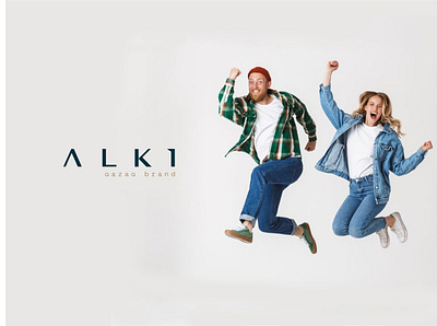 Alki branding design logo