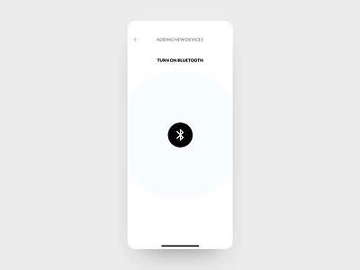 Connecting New Devices animation app bluetooth bluetooth connect bluetooth connection clean interface connect device connected home design inspiration iot mobile pair phone app smart home ui challenge uidesign ux ux ui ux design