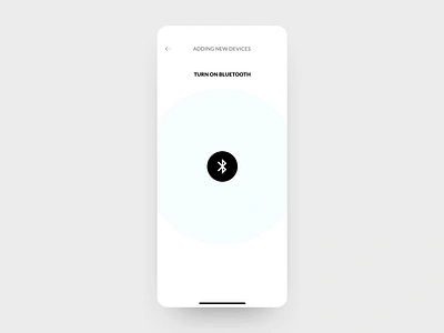 Connecting New Devices animation app bluetooth bluetooth connect bluetooth connection clean interface connect device connected home design inspiration iot mobile pair phone app smart home ui challenge uidesign ux ux ui ux design