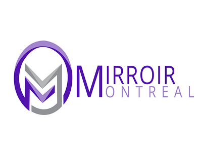 Mirroir Montreal branding design logo