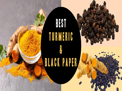 Turmeric & Black Paper branding design