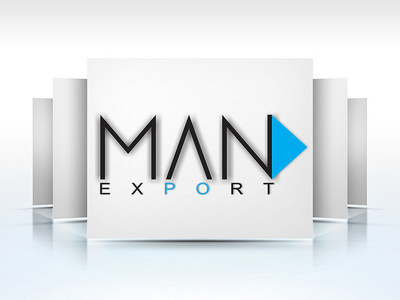 Man Export branding design logo