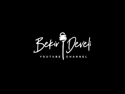 Bekir Develi - Logo bekir develi branding comedian corporate branding design illustrator logo turkey typography youtube youtuber