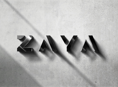 Zaya - Logo Design automobile branding car corporate branding design germany illustrator logo typography vector