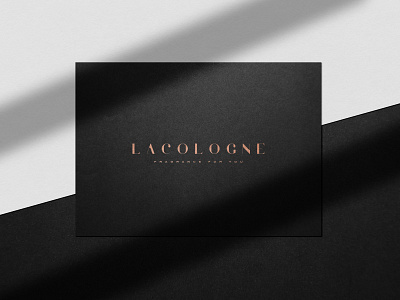 Logo Design - LaCologne branding cologne corporate branding design fragrance illustrator logo luxury typography