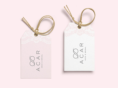 Acar Deco & Bridal - Branding Design branding bridal decoration designer illustrator logo minimalist typogaphy wedding