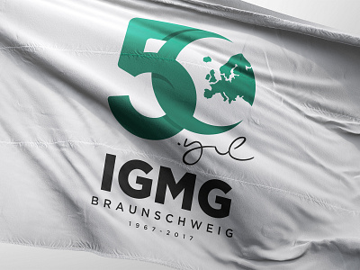 IGMG - 50th Anniversary Logo anniversary branding braunschweig design igmg illustration illustrator logo typography