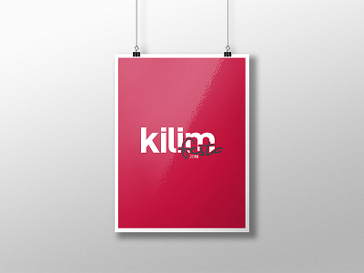 Kilimfesta - Logo Design branding design event fest festival grey illustrator logo red turkey typography