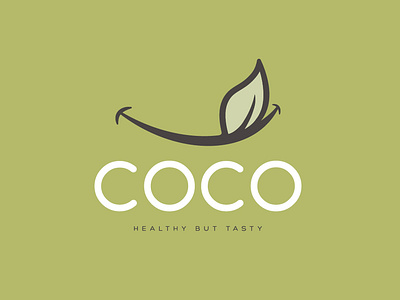 Coco - Logo Design branding corporate branding design food germany healthy healthy eating healthy food illustrator logo typography