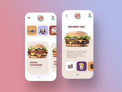 Burger King App Store concept