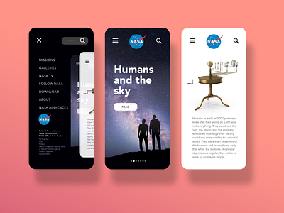 NASA redesign app concept