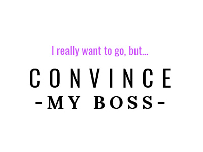Convince my boss
