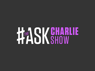 #AskCharlieShow hashtag logo show