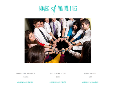 Board of Volunteers board volunteers