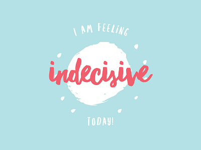 Feeling Indecisive emotion emotions eq flashcard indecisive