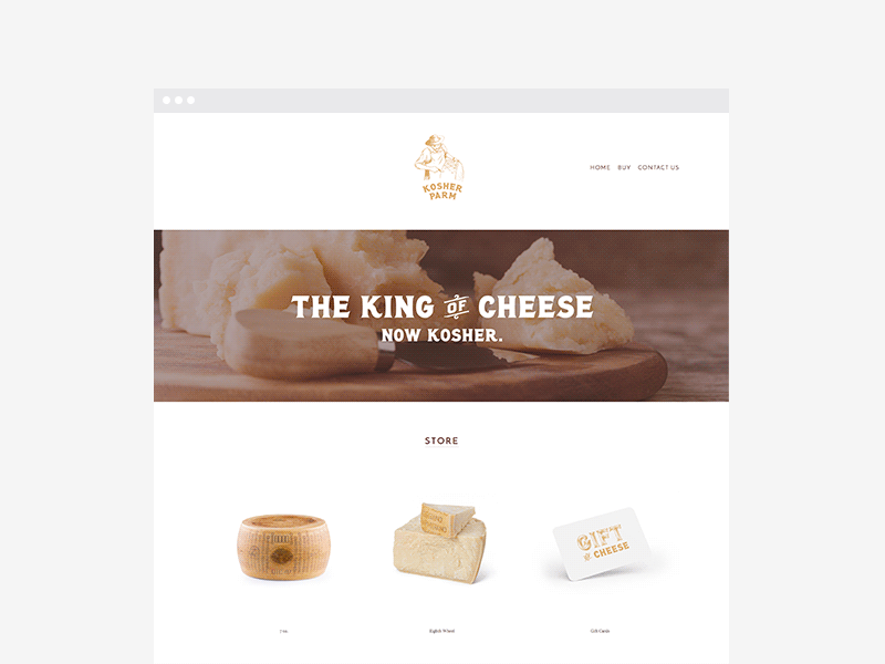 Kosher Parm Website cheese craft ecommerce italy kosher parmesan website