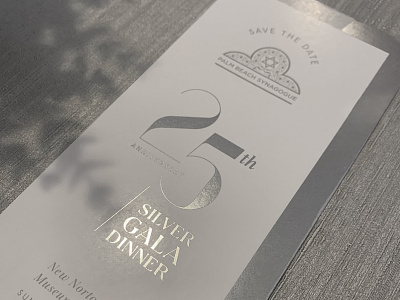 Foil Gala Dinner Invite