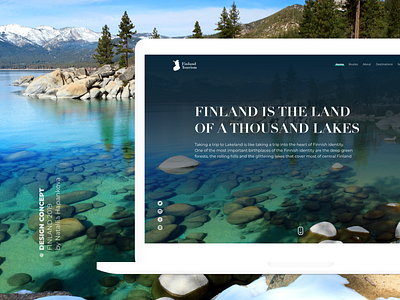 Landing Page "Welcome to Finland"