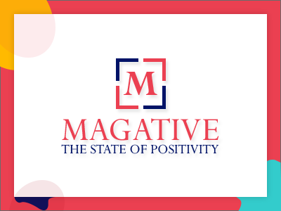 Magative magazine logo design branding logo illustration